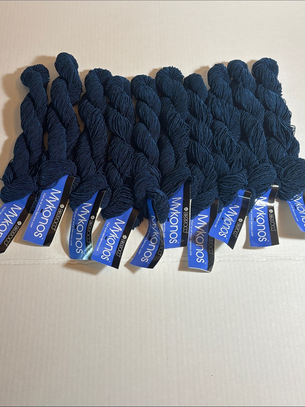 Navy  Teal premium blend  MYKONOS by BERROCO  - Pack of Premium twists set of 10